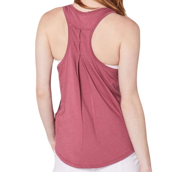 Lululemon Women’s Love Tank Pleated Rose No Soze Fits Like 10 - Picture 1 of 7
